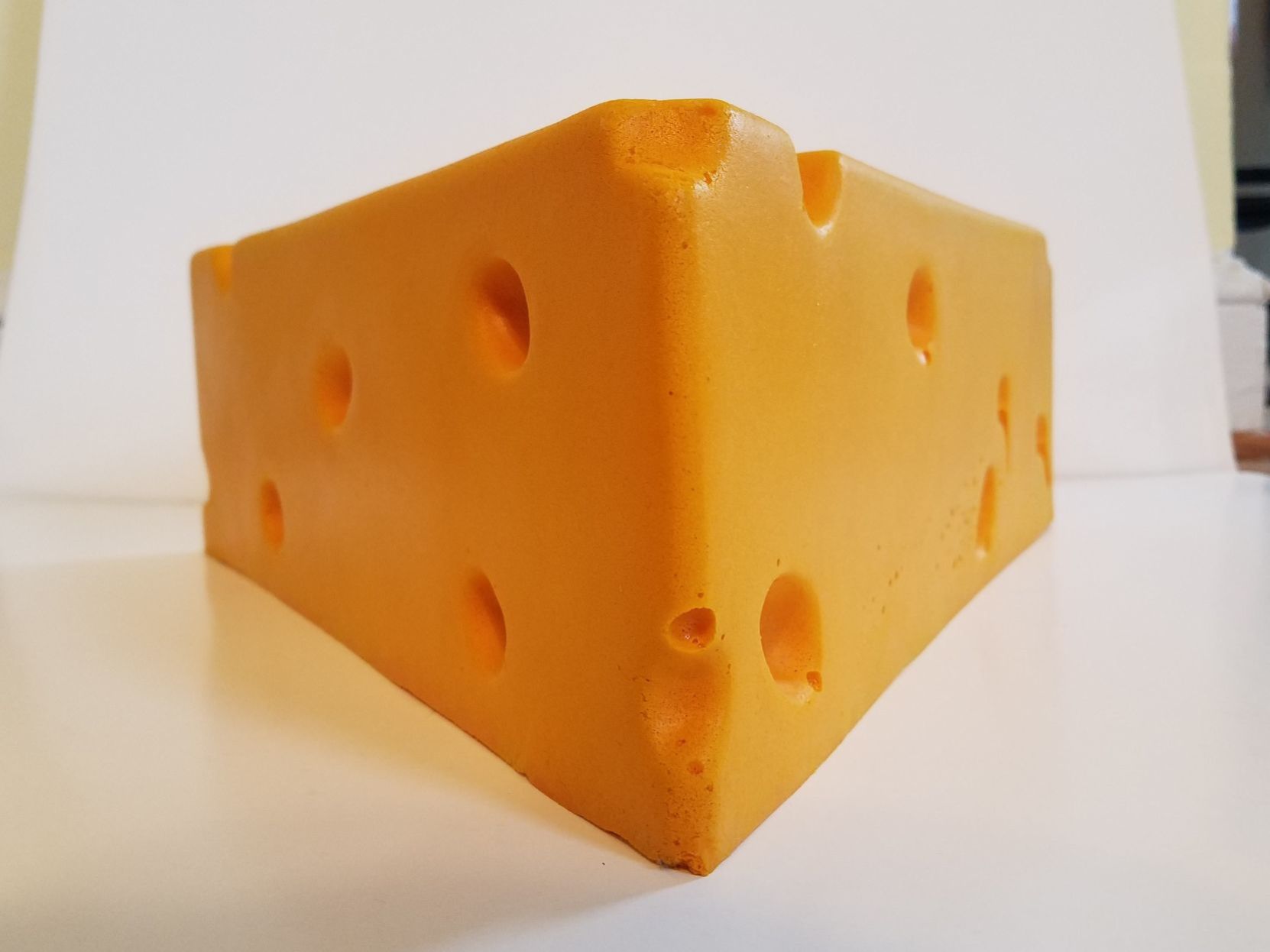 Green Bay Packers Yellow Foam Cheesehead Hat On A White Background, Chicago, Il February 9, 2019